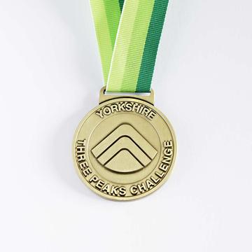 Yorkshire Three Peaks Medals from the Three Peaks Shop