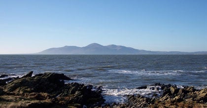Slieve Donard seen from St John's Point, County Down