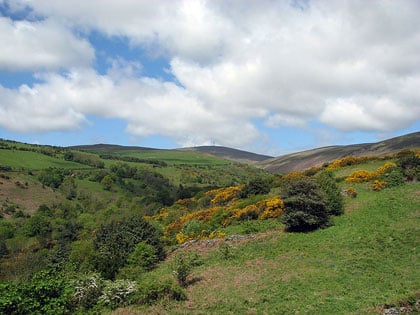 From the base of Snaefell, looking to the peak