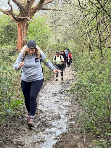 Open Surrey Three Peaks Challenge, April 2024