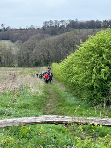 Open Surrey Three Peaks Challenge, April 2024