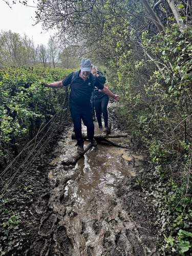 Open Surrey Three Peaks Challenge, April 2024