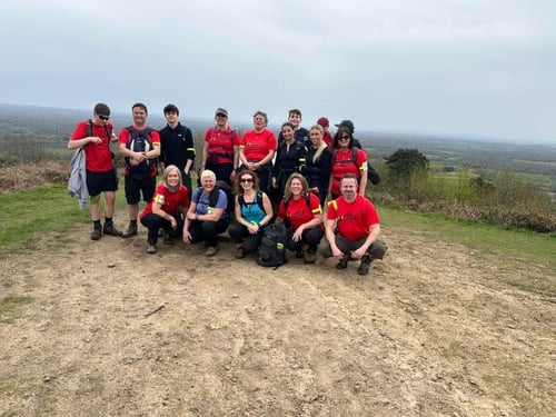 Open Surrey Three Peaks Challenge, April 2024