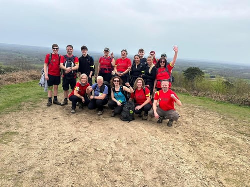 Open Surrey Three Peaks Challenge, April 2024