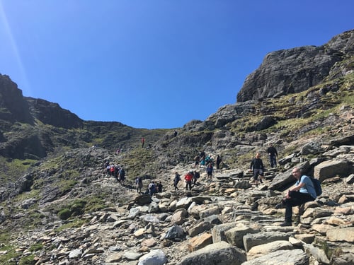 Open Welsh Three Peaks Challenge, May 2016