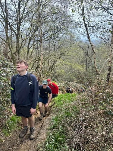 Open Surrey Three Peaks Challenge, April 2024