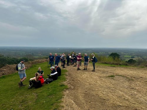 Open Surrey Three Peaks Challenge, April 2024