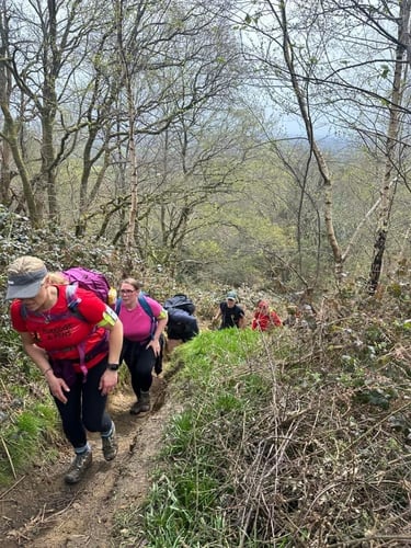 Open Surrey Three Peaks Challenge, April 2024