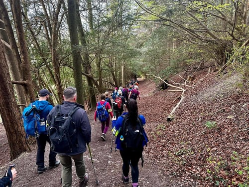 Open Surrey Three Peaks Challenge, April 2024