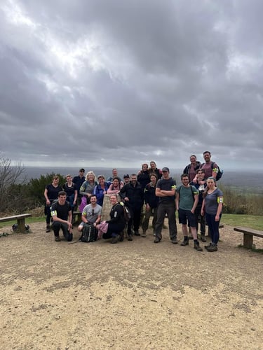 Open Surrey Three Peaks Challenge, April 2024