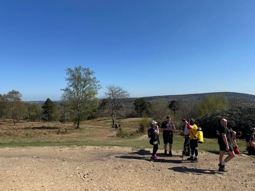 Open Surrey Three Peaks Challenge, April 2025