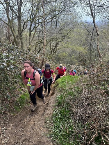 Open Surrey Three Peaks Challenge, April 2024