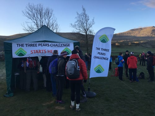 Open Yorkshire Three Peaks Challenge, April 2016