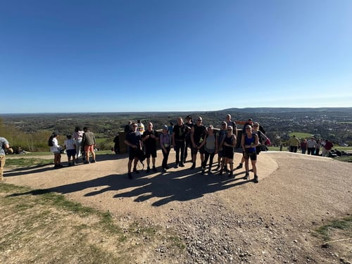 Open Surrey Three Peaks Challenge, April 2025