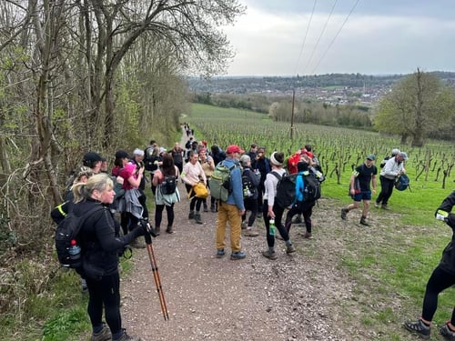 Open Surrey Three Peaks Challenge, April 2024