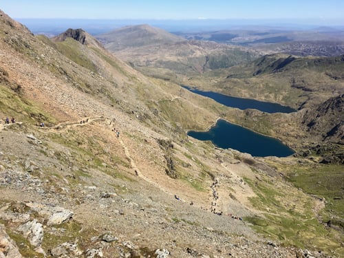 Open Welsh Three Peaks Challenge, May 2016