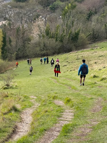 Thumbnail: Surrey Three Peaks Challenge, April 2026 (Photo credit: Josh Tyler)