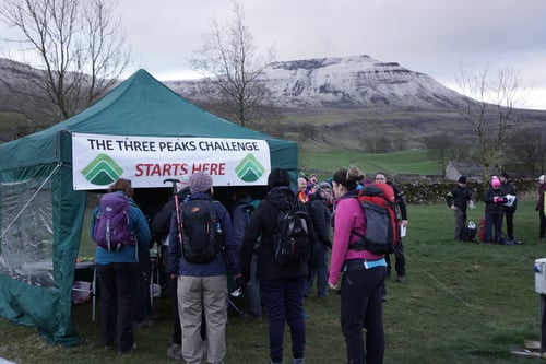 Thumbnail: Yorkshire Three Peaks Challenge, April 2016
